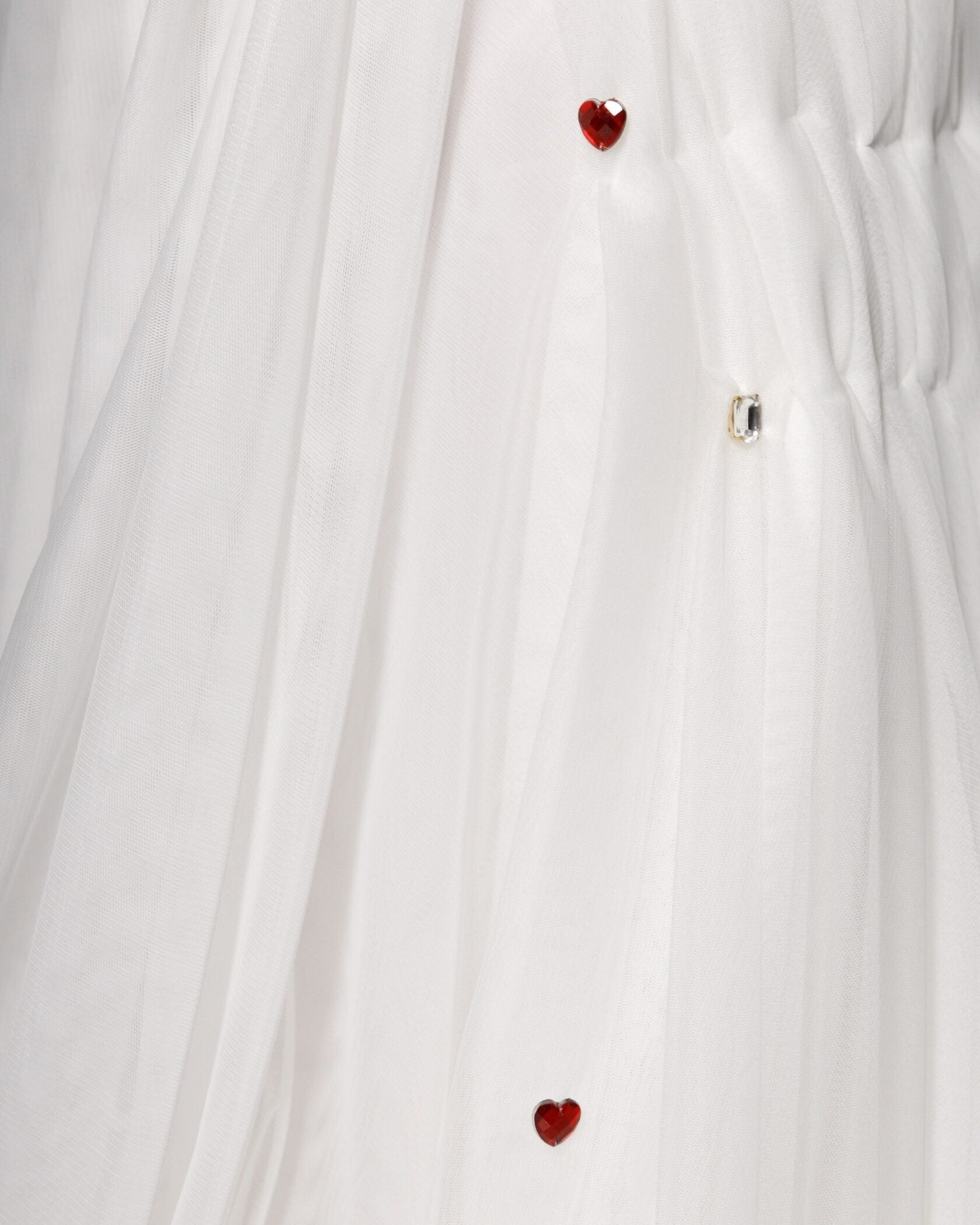 Classic white draped wedding dress with a sophisticated corset and adjustable lacing